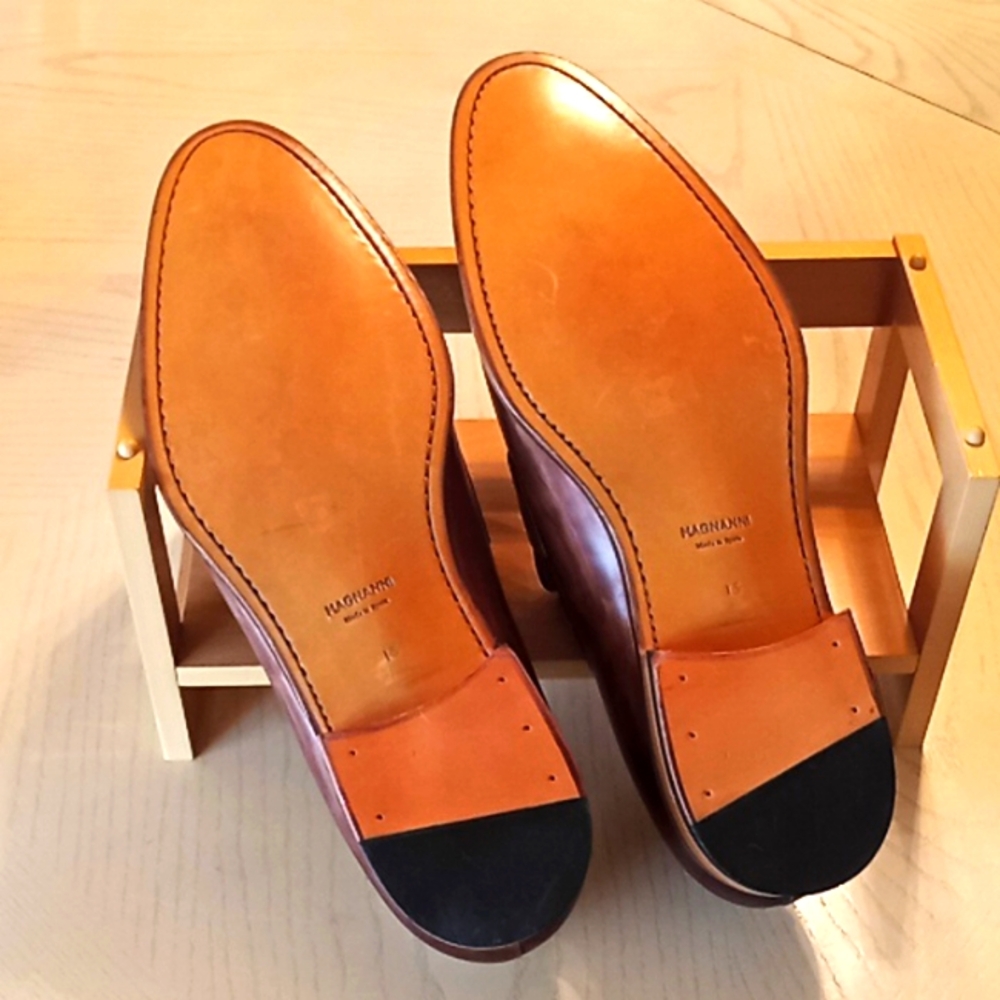 MAGNANNI Penny Loafers. Cognac. Made in Spain. Size 15. Like New Condition. - Picture 5 of 16